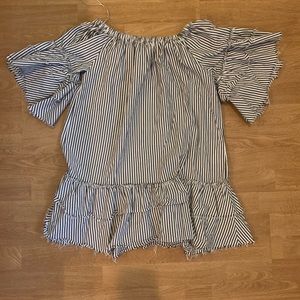 Off the shoulder dress!